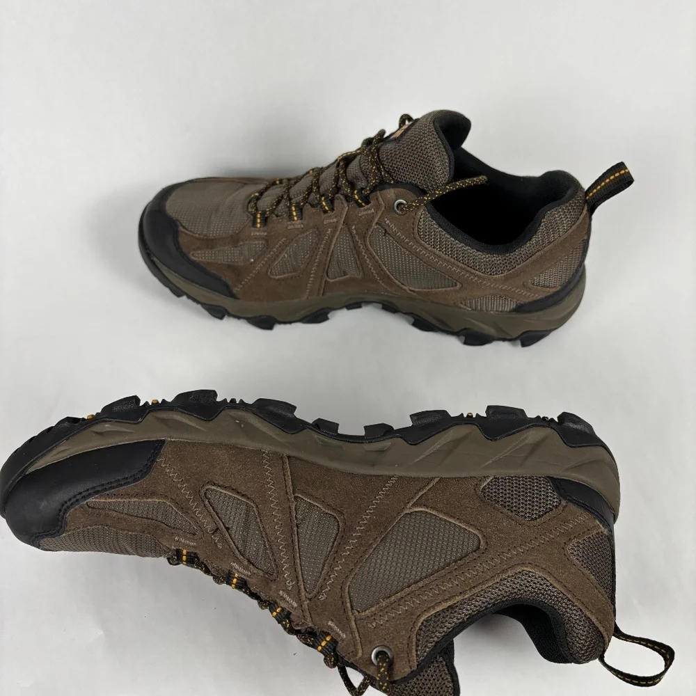 Colombia, Hiking Shoes, omni-grip, Brown/Gray-ish Brown, Leather/canvas, Size 8 - Picture 6 of 15